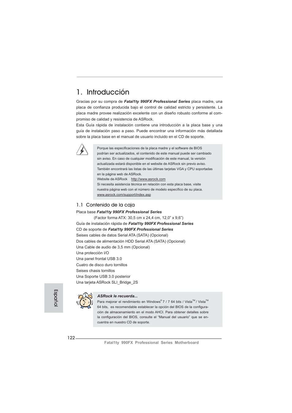 ASRock Fatal1ty 990FX Professional User Manual | Page 122 / 287
