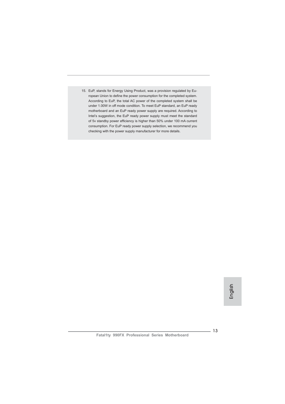 ASRock Fatal1ty 990FX Professional User Manual | Page 13 / 287
