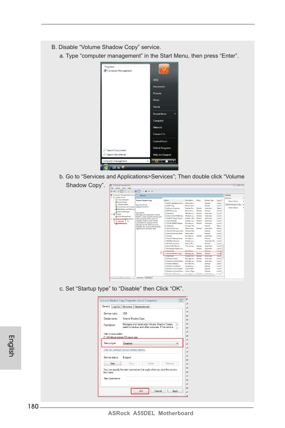 English | ASRock A55DEL User Manual | Page 180 / 181