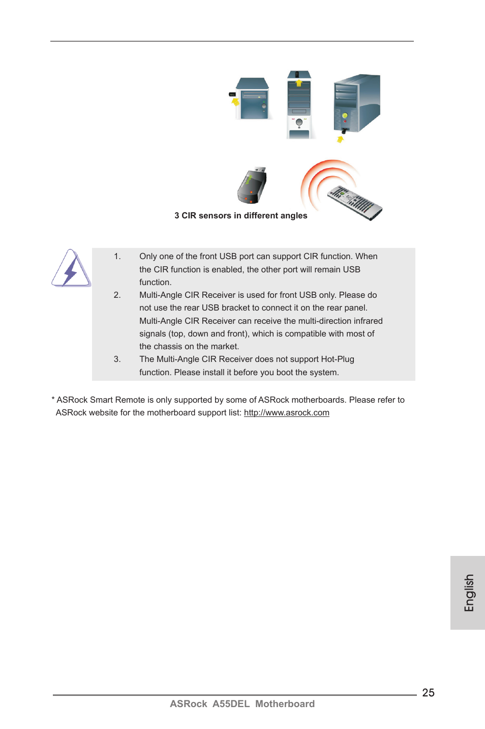 English | ASRock A55DEL User Manual | Page 25 / 181