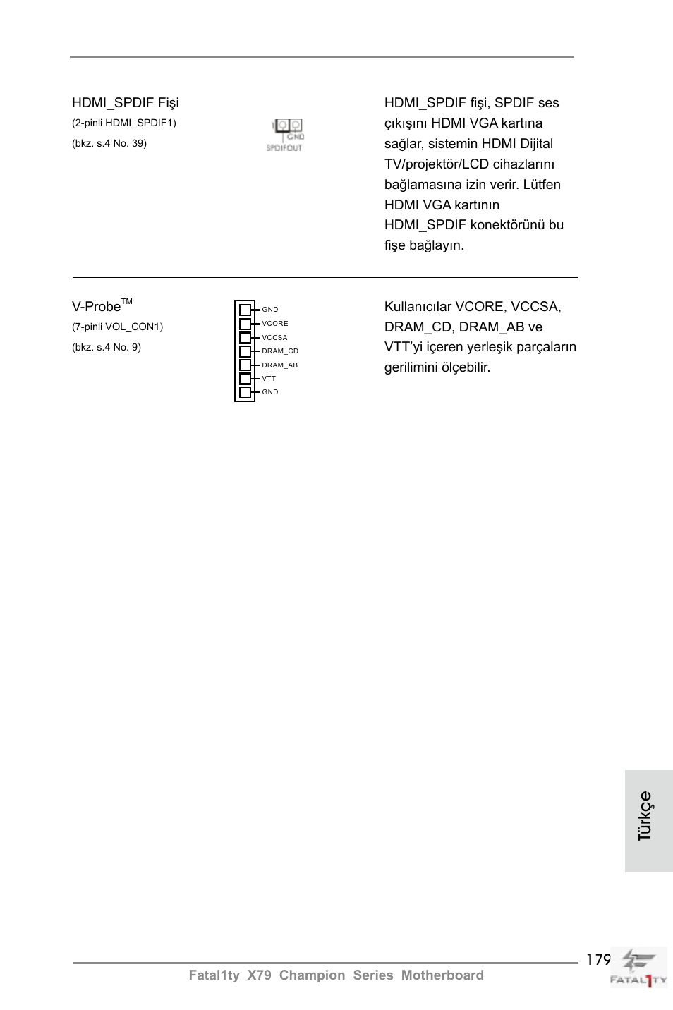 Türkçe | ASRock Fatal1ty X79 Champion User Manual | Page 179 / 265