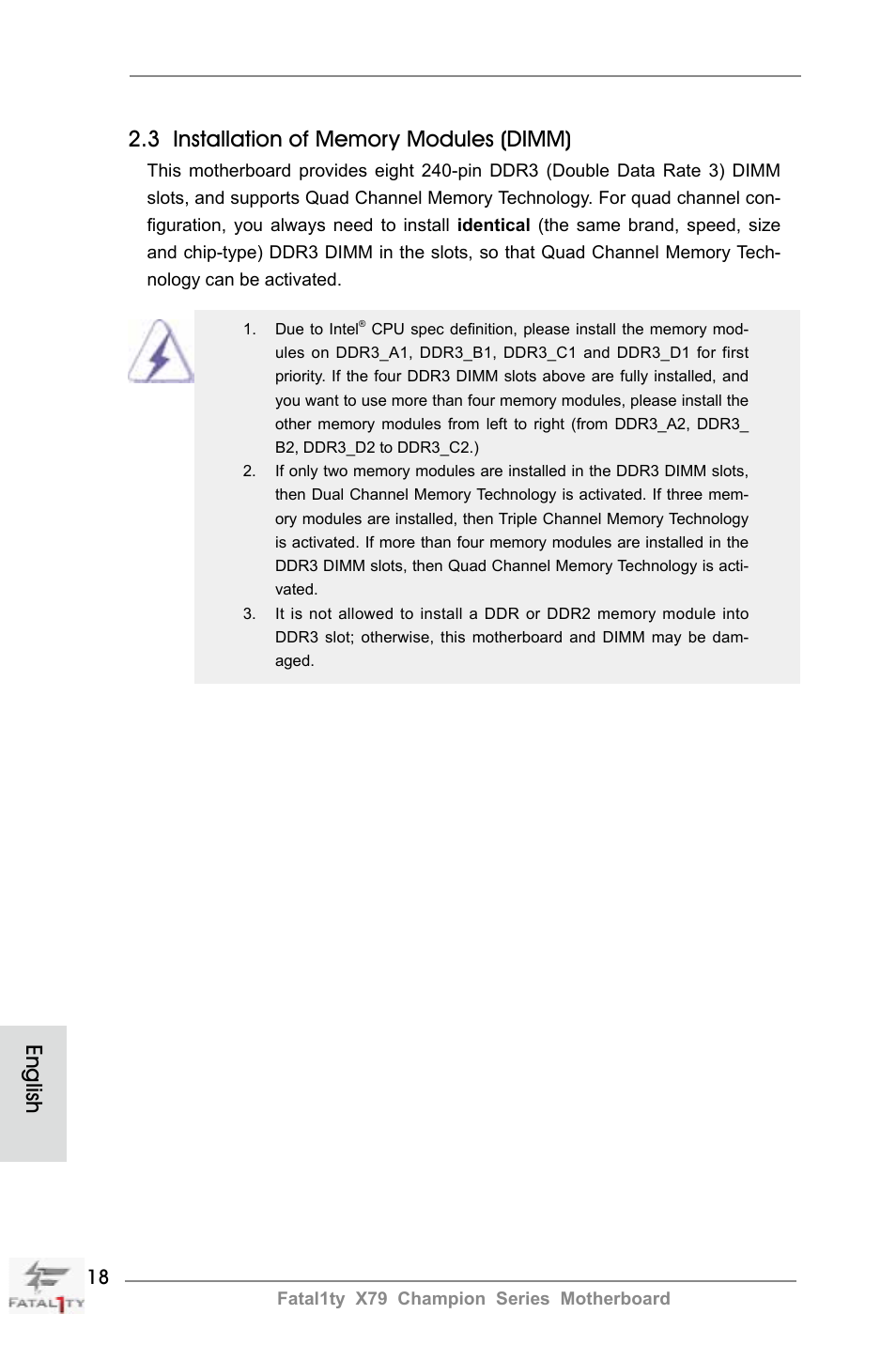ASRock Fatal1ty X79 Champion User Manual | Page 18 / 265