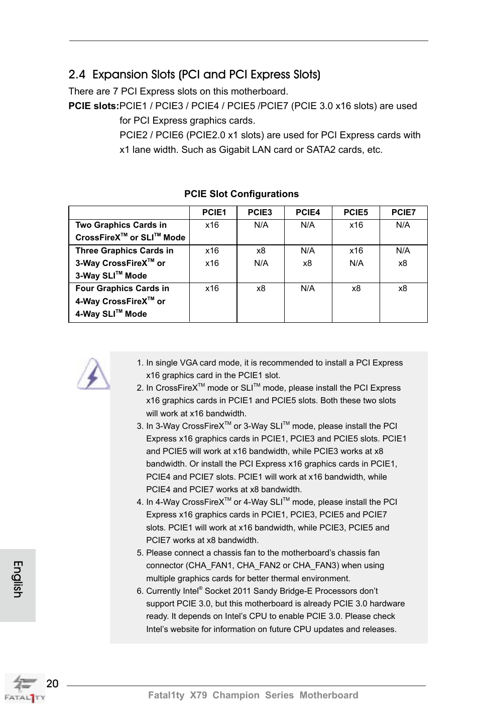 ASRock Fatal1ty X79 Champion User Manual | Page 20 / 265