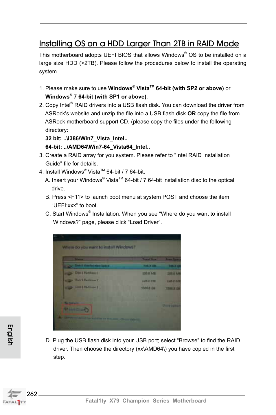 English | ASRock Fatal1ty X79 Champion User Manual | Page 262 / 265