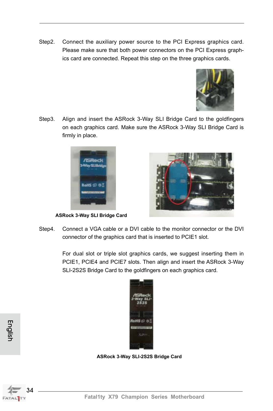 English | ASRock Fatal1ty X79 Champion User Manual | Page 34 / 265