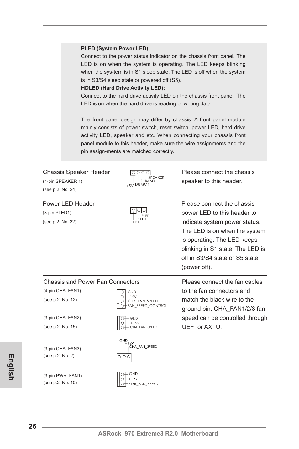 English | ASRock 970 Extreme3 R2.0 User Manual | Page 26 / 158