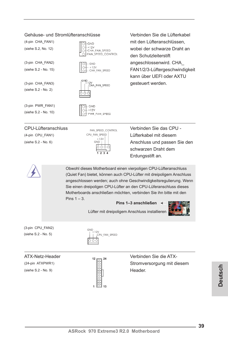 Deutsch | ASRock 970 Extreme3 R2.0 User Manual | Page 39 / 158