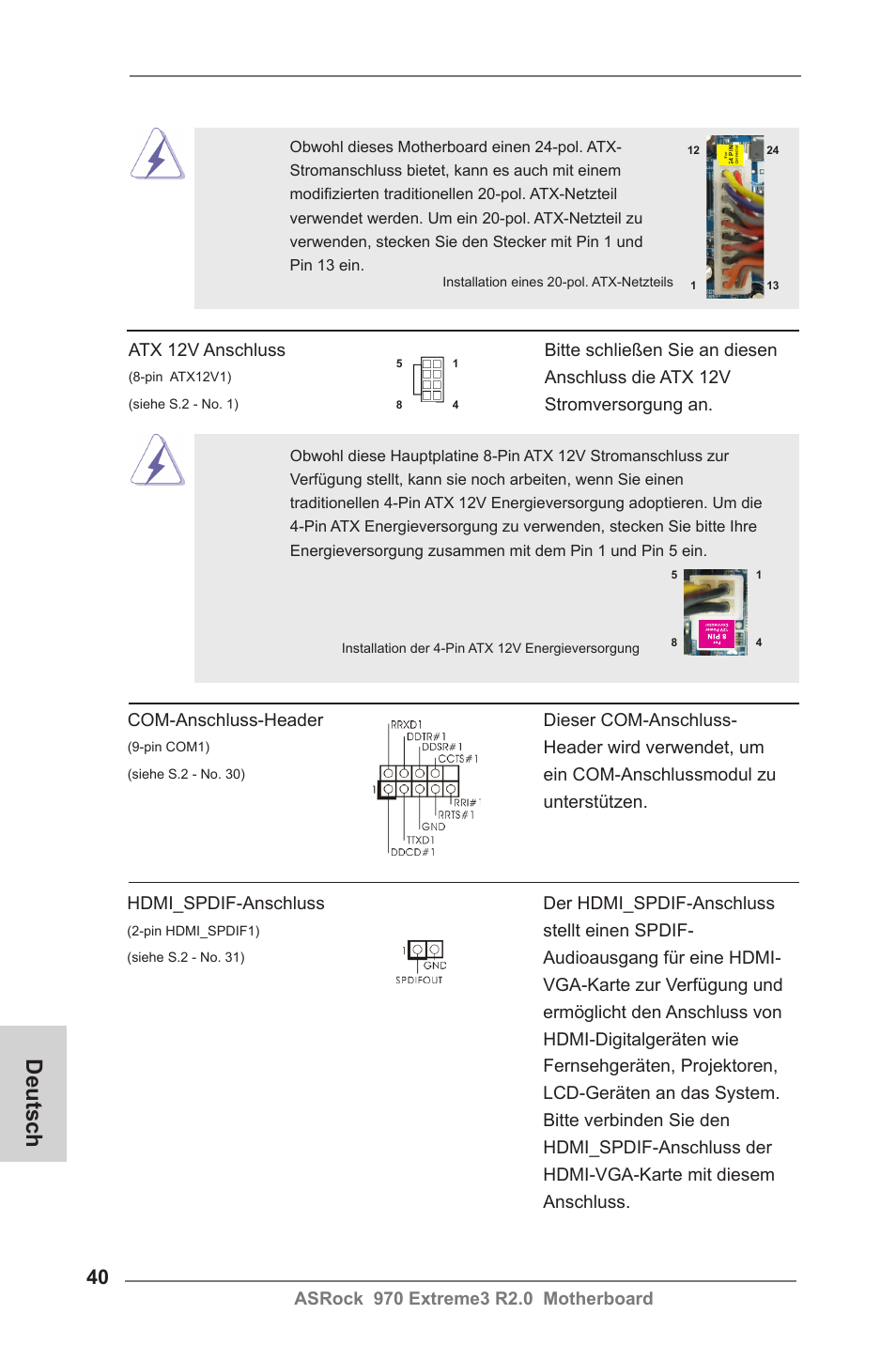 Deutsch | ASRock 970 Extreme3 R2.0 User Manual | Page 40 / 158