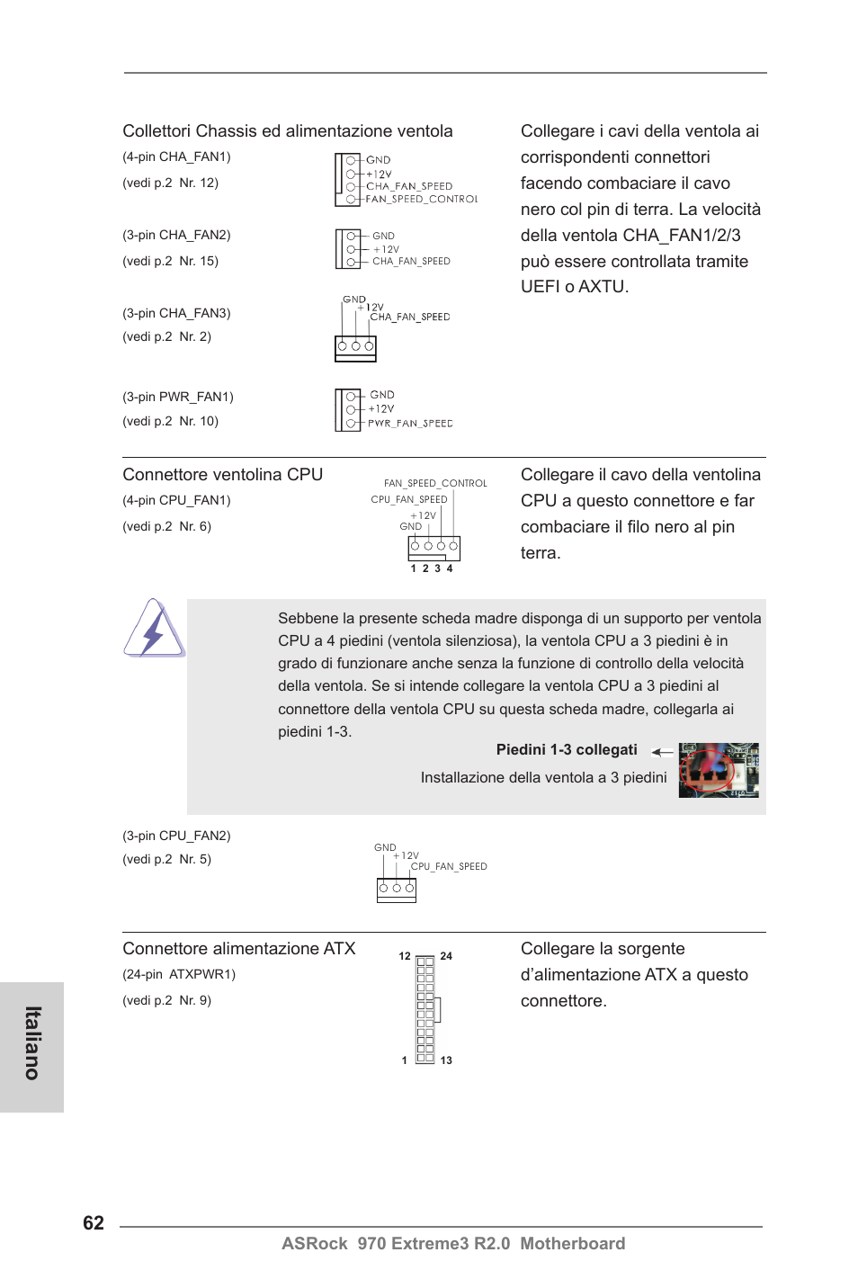 Italiano | ASRock 970 Extreme3 R2.0 User Manual | Page 62 / 158