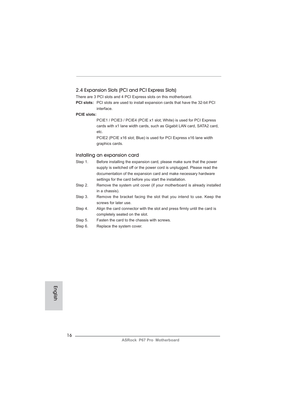 ASRock P67 Pro User Manual | Page 16 / 245