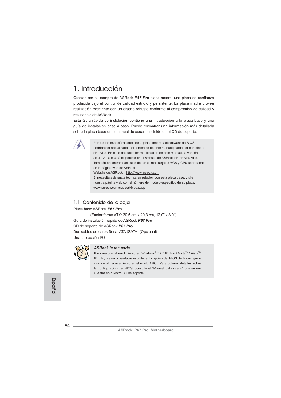 ASRock P67 Pro User Manual | Page 94 / 245