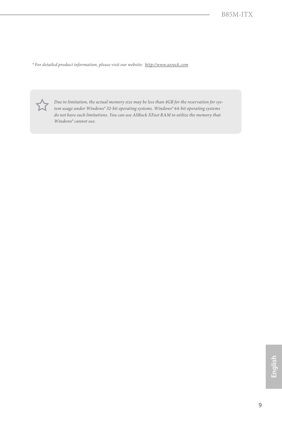 B85m-itx, English | ASRock B85M-ITX User Manual | Page 10 / 159