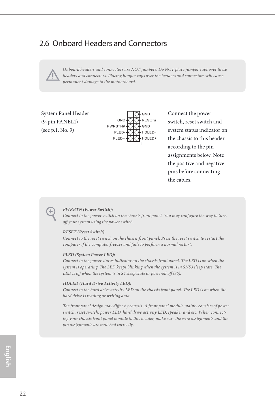 6 onboard headers and connectors, English | ASRock B85M-ITX User Manual | Page 23 / 159
