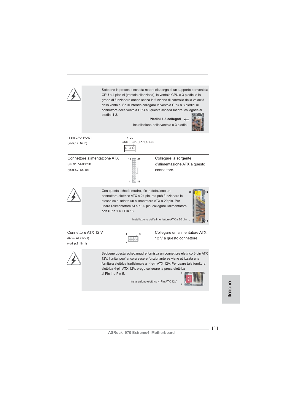 Italiano | ASRock 970 Extreme4 User Manual | Page 111 / 283