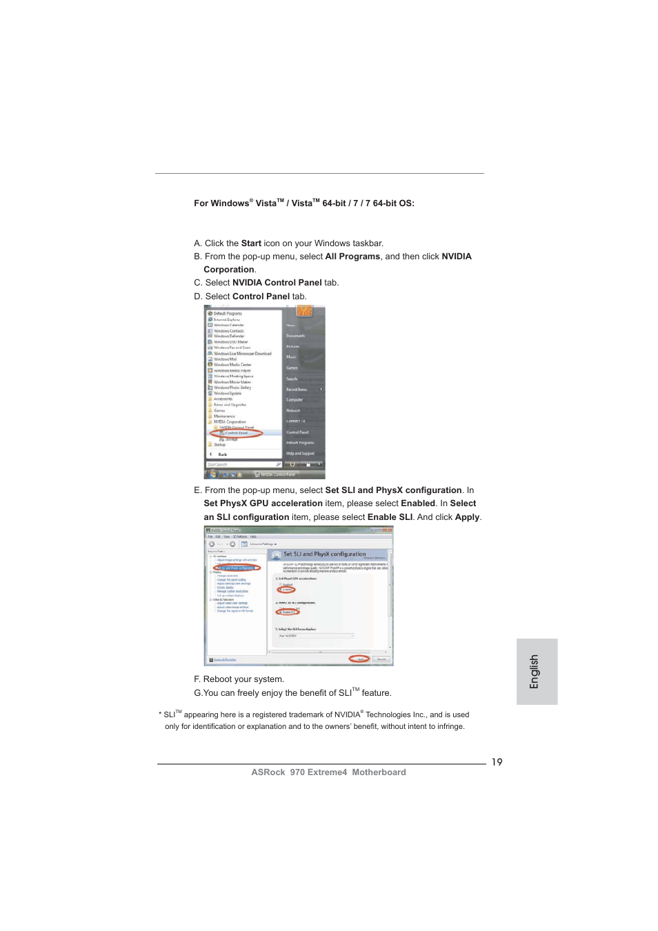 English | ASRock 970 Extreme4 User Manual | Page 19 / 283