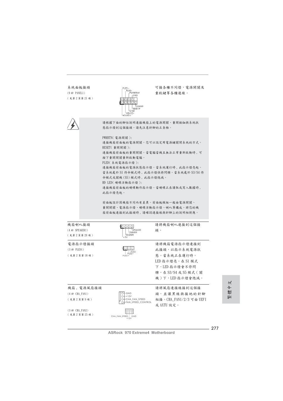 繁體中文 | ASRock 970 Extreme4 User Manual | Page 277 / 283