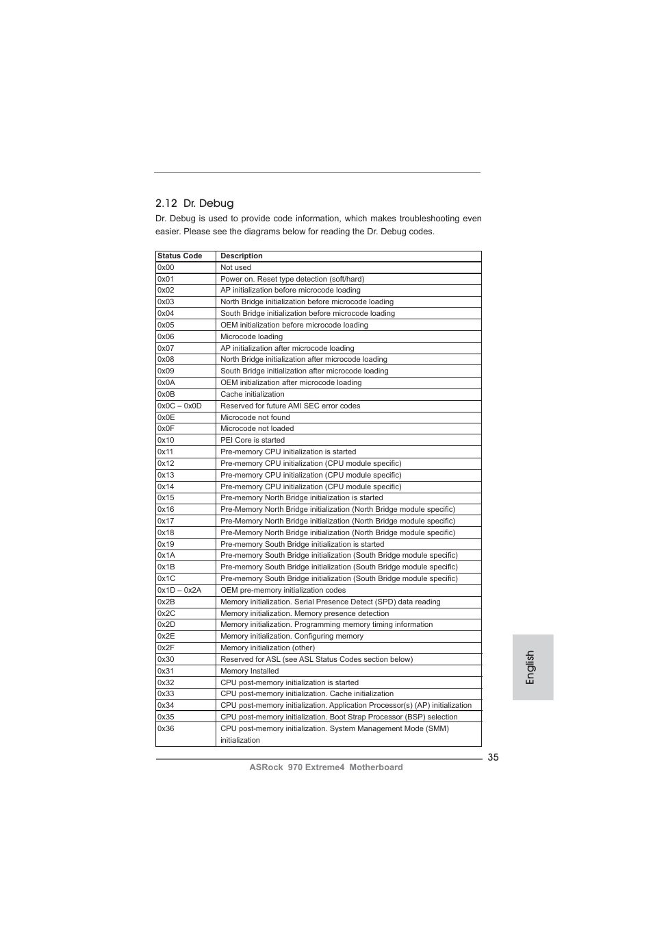 English 2.12 dr. debug | ASRock 970 Extreme4 User Manual | Page 35 / 283