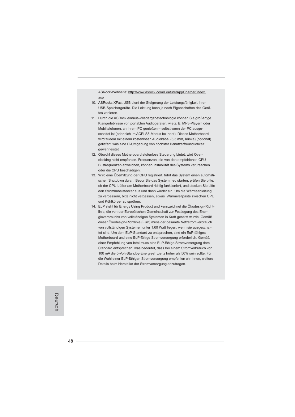 Deutsch | ASRock 970 Extreme4 User Manual | Page 48 / 283