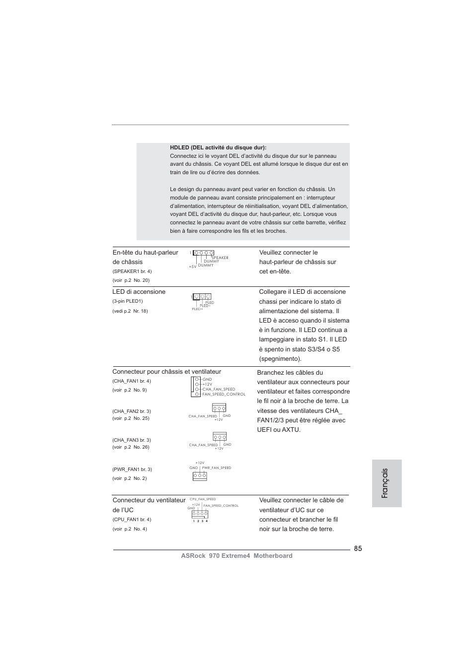 Français | ASRock 970 Extreme4 User Manual | Page 85 / 283