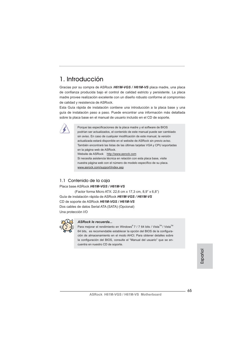 ASRock H61M-VS User Manual | Page 65 / 144