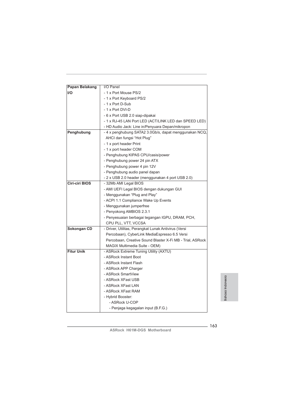 ASRock H61M-DGS User Manual | Page 163 / 165