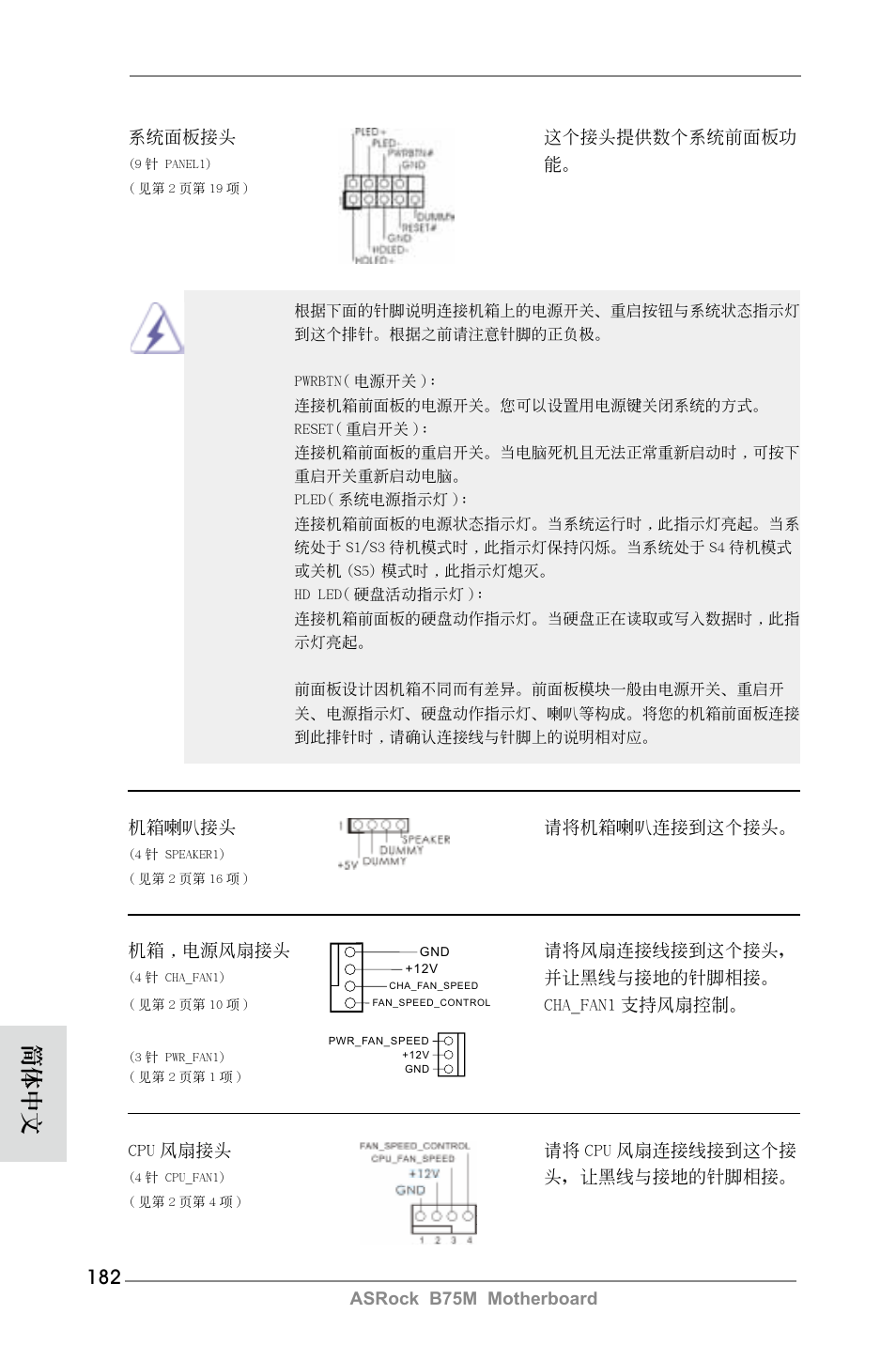 簡體中文 | ASRock B75M User Manual | Page 182 / 204