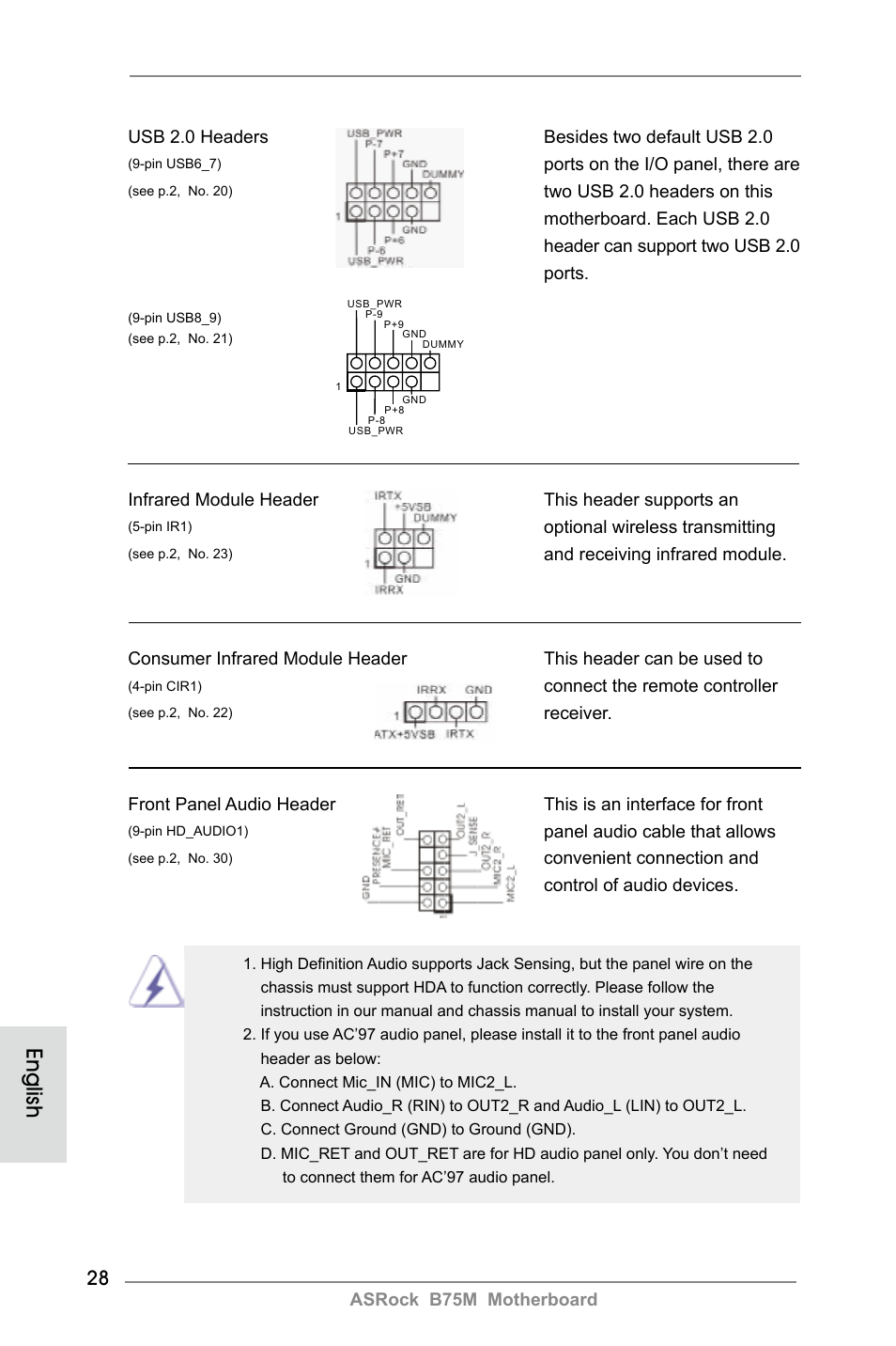English | ASRock B75M User Manual | Page 28 / 204