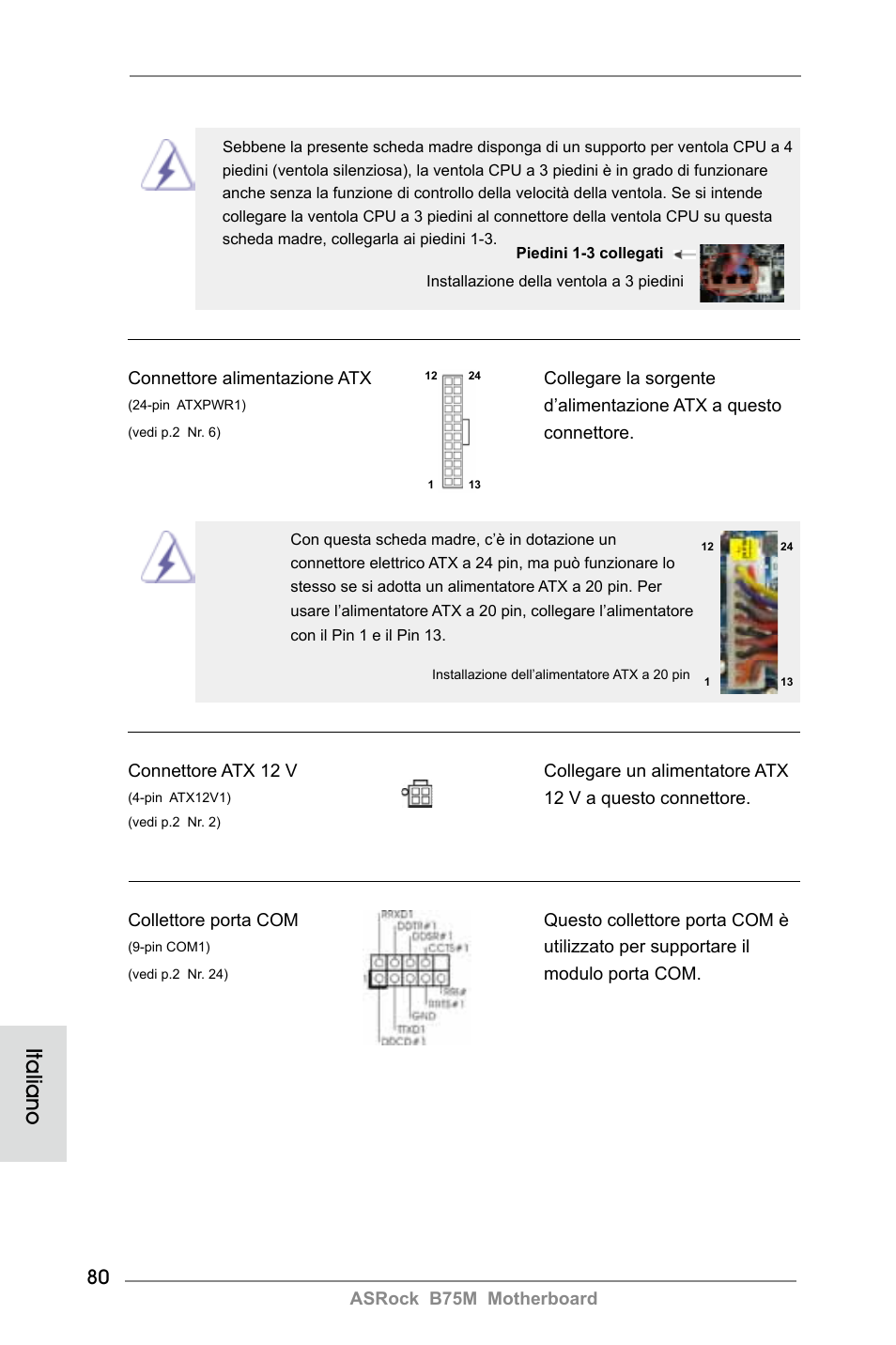 Italiano | ASRock B75M User Manual | Page 80 / 204