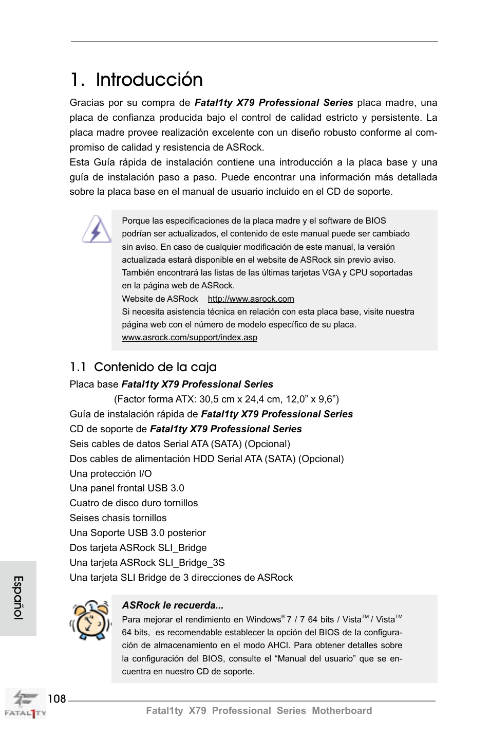 ASRock Fatal1ty X79 Professional User Manual | Page 108 / 238