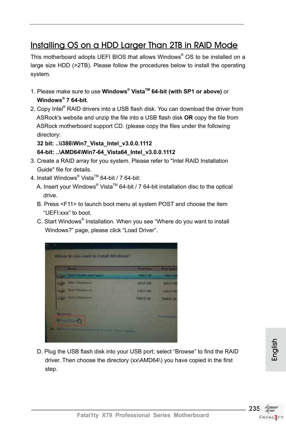 English | ASRock Fatal1ty X79 Professional User Manual | Page 235 / 238
