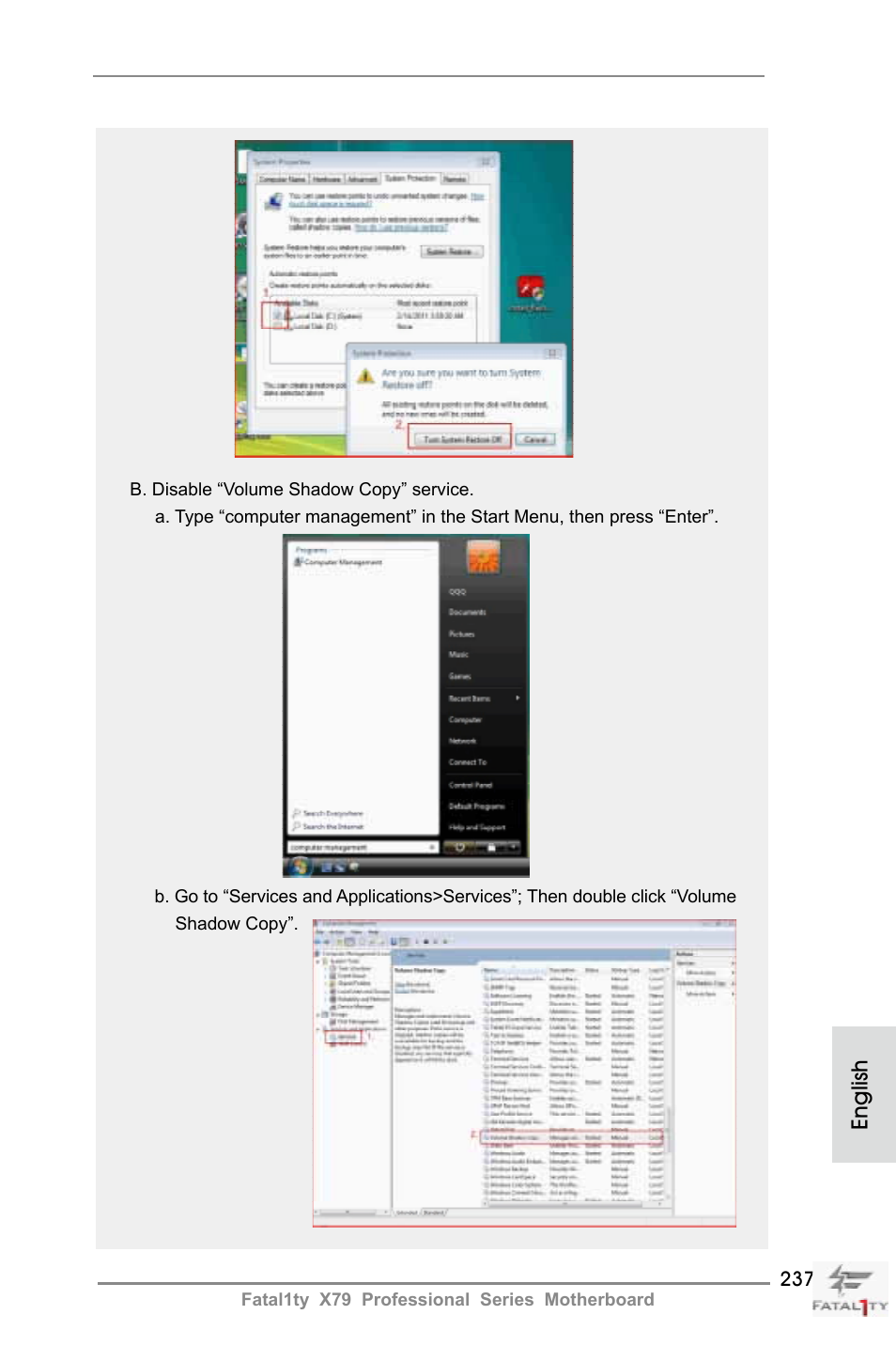 English | ASRock Fatal1ty X79 Professional User Manual | Page 237 / 238
