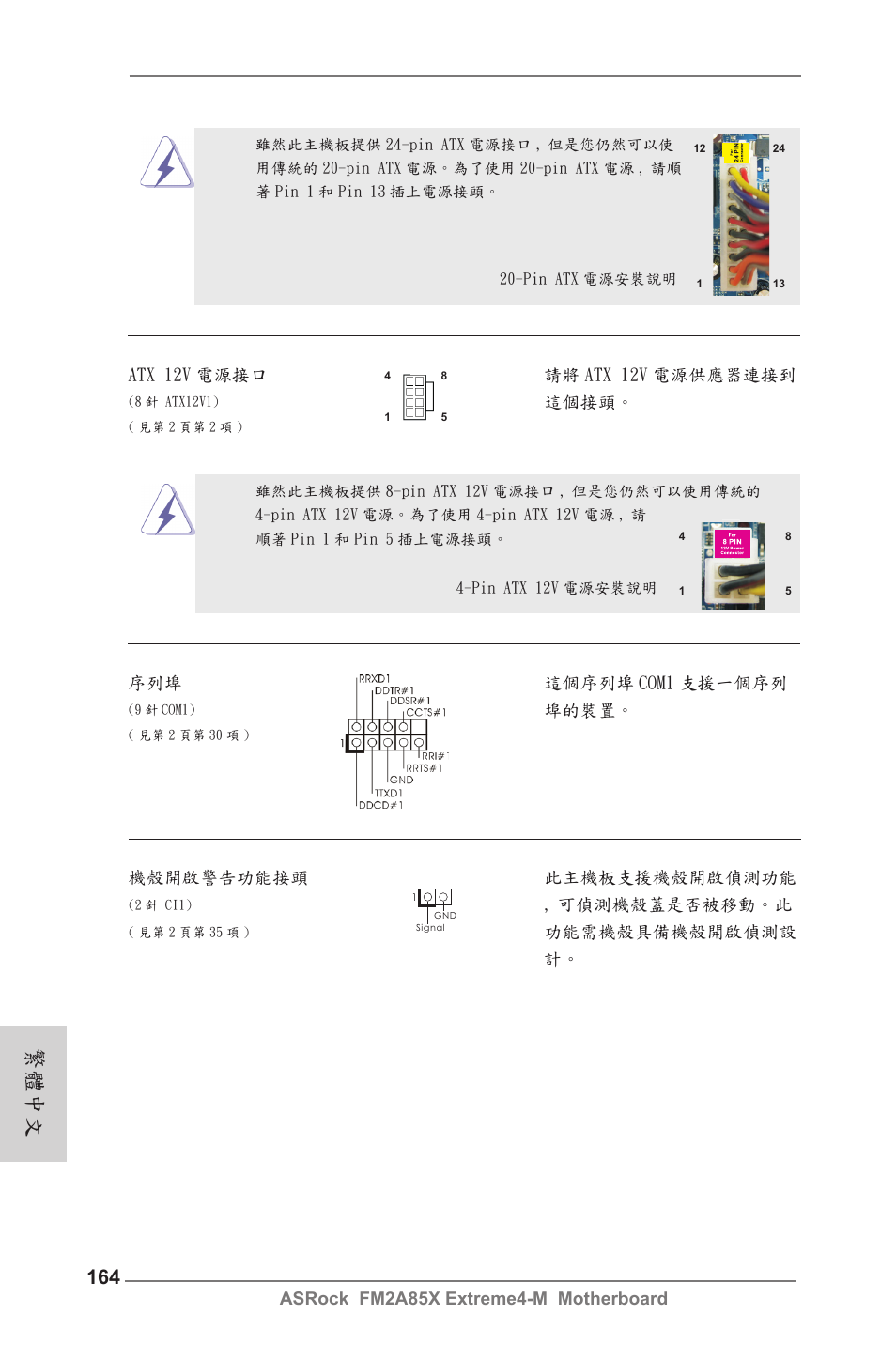繁體中文 | ASRock FM2A85X Extreme4-M User Manual | Page 164 / 176