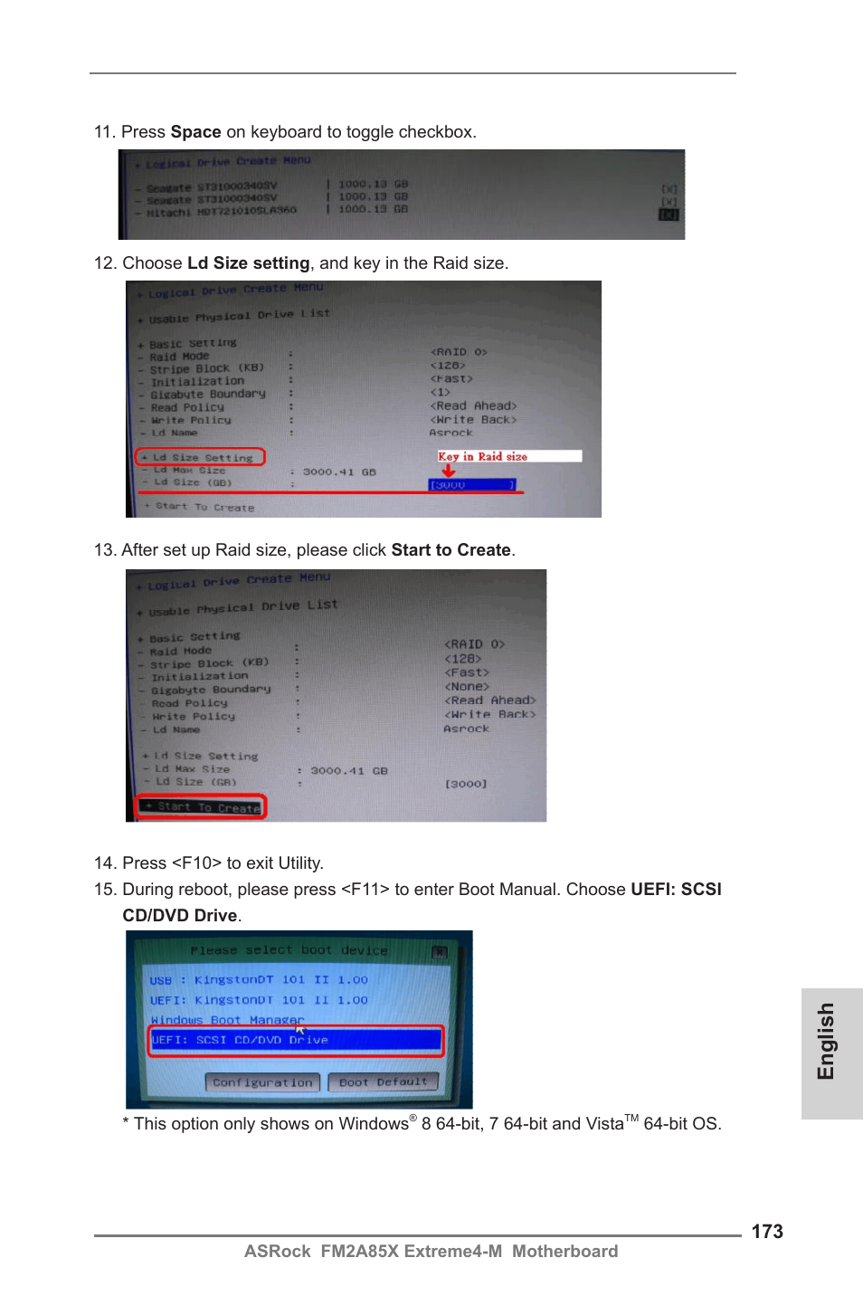 English | ASRock FM2A85X Extreme4-M User Manual | Page 173 / 176