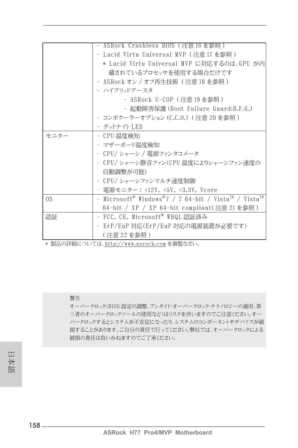 ASRock H77 Pro4__MVP User Manual | Page 158 / 208