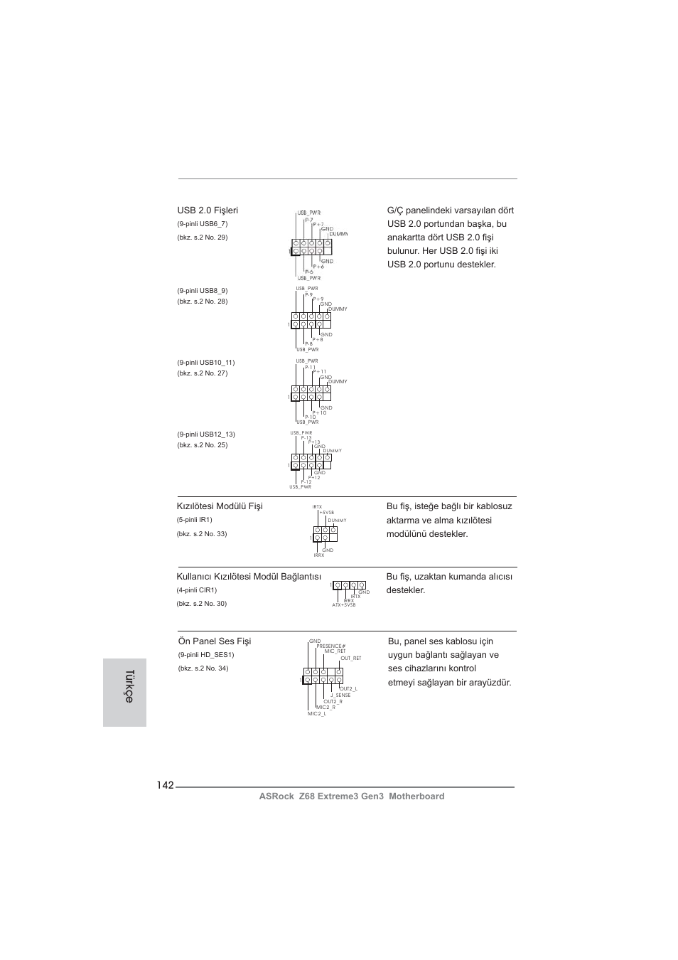 Türkçe | ASRock Z68 Extreme3 Gen3 User Manual | Page 142 / 217