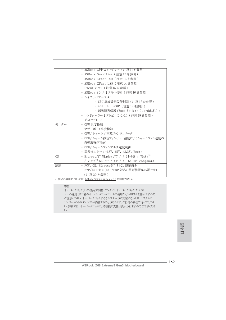 ASRock Z68 Extreme3 Gen3 User Manual | Page 169 / 217