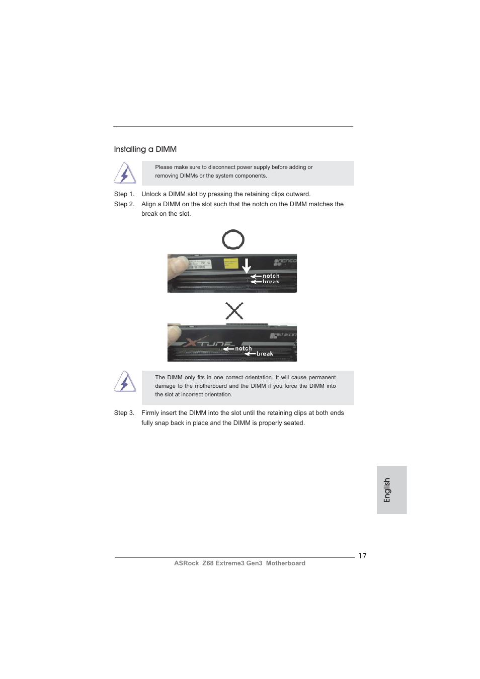 ASRock Z68 Extreme3 Gen3 User Manual | Page 17 / 217