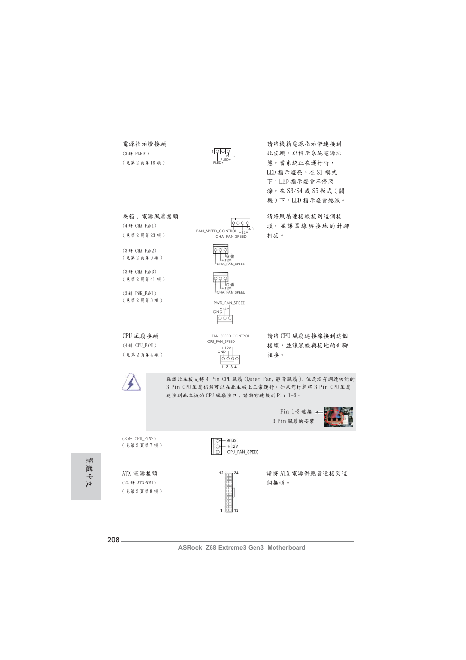 繁體中文 | ASRock Z68 Extreme3 Gen3 User Manual | Page 208 / 217