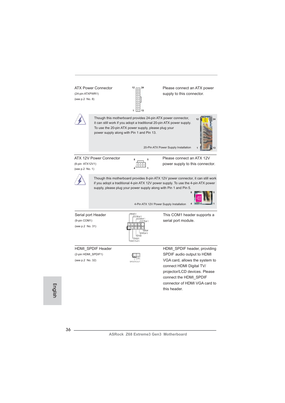 English | ASRock Z68 Extreme3 Gen3 User Manual | Page 36 / 217