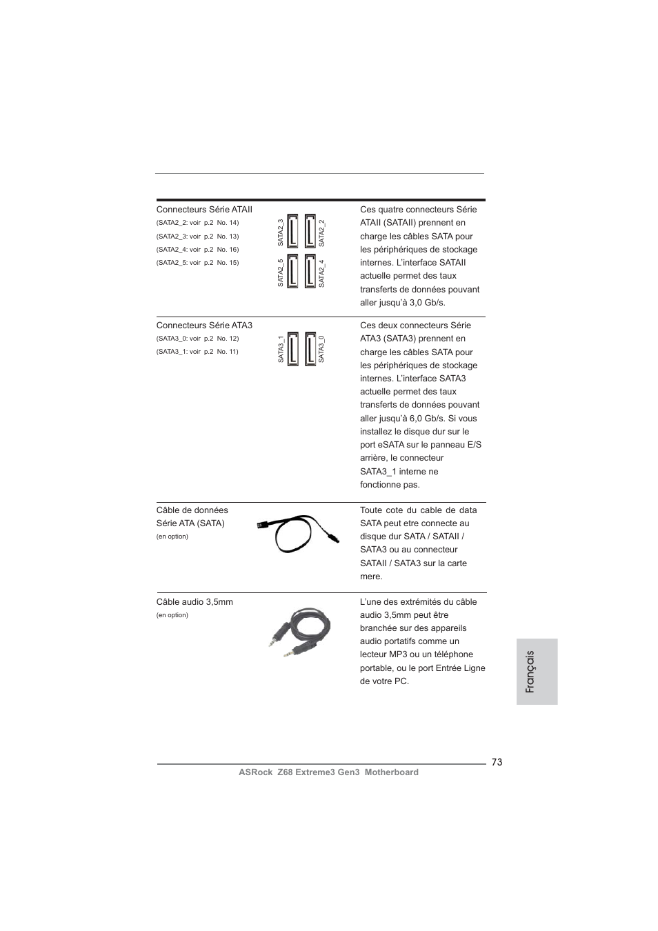 Français | ASRock Z68 Extreme3 Gen3 User Manual | Page 73 / 217