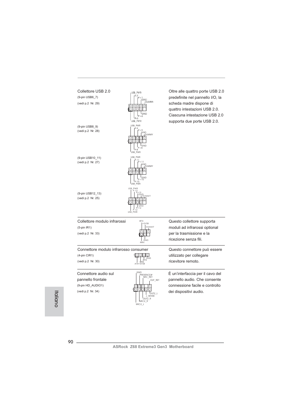 Italiano | ASRock Z68 Extreme3 Gen3 User Manual | Page 90 / 217