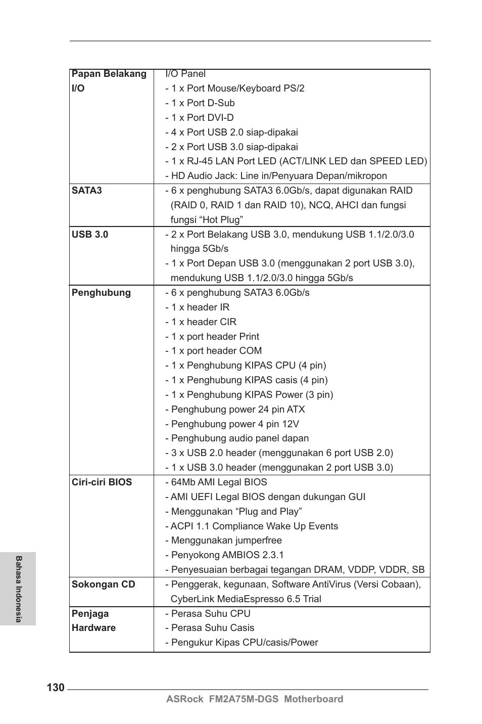 ASRock FM2A75M-DGS User Manual | Page 130 / 138
