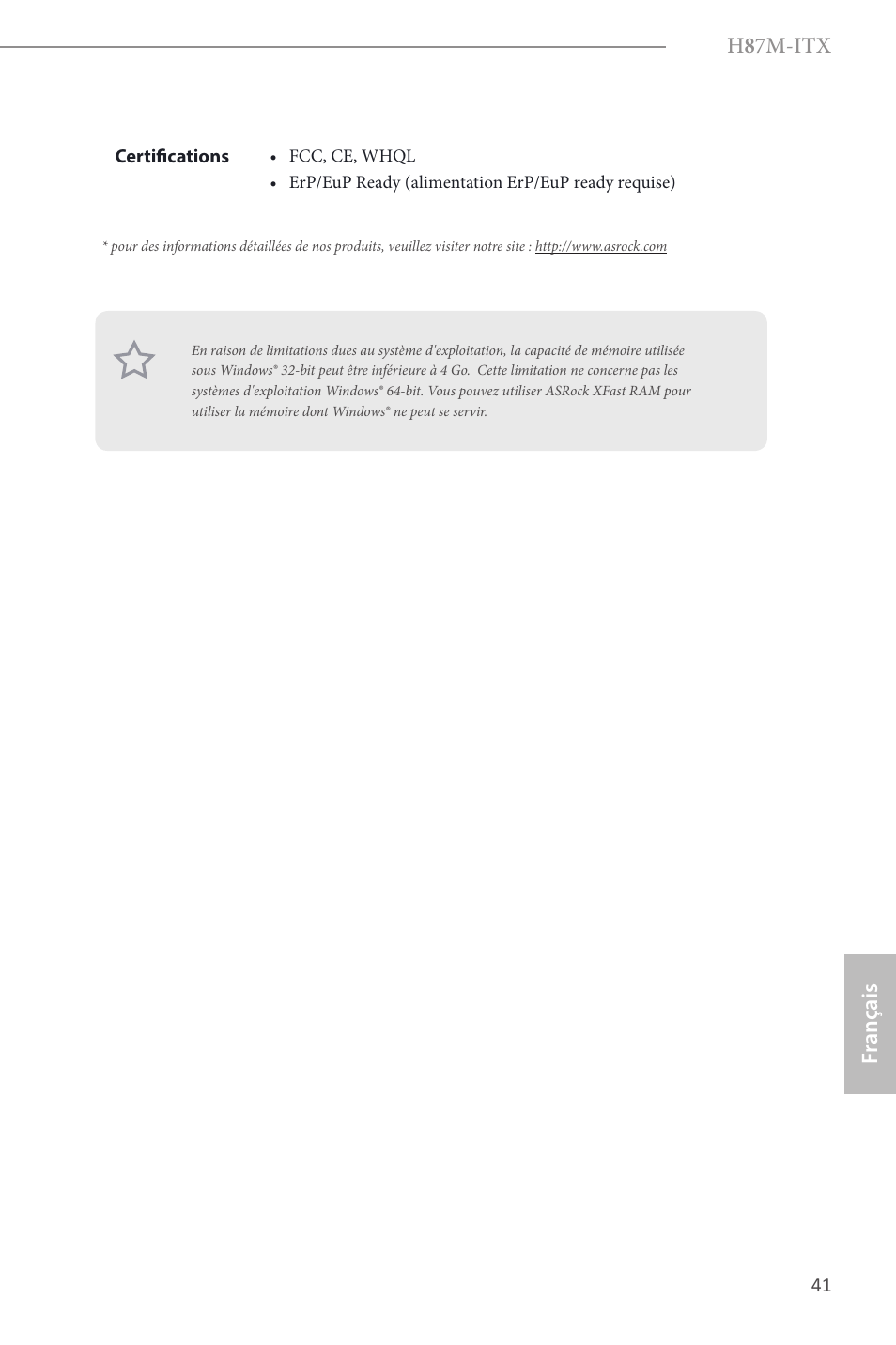ASRock H87M-ITX User Manual | Page 42 / 149