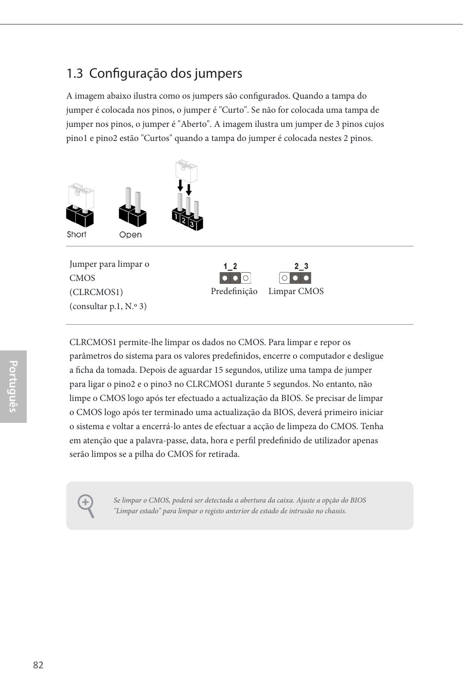 3 configuração dos jumpers | ASRock H87M-ITX User Manual | Page 83 / 149