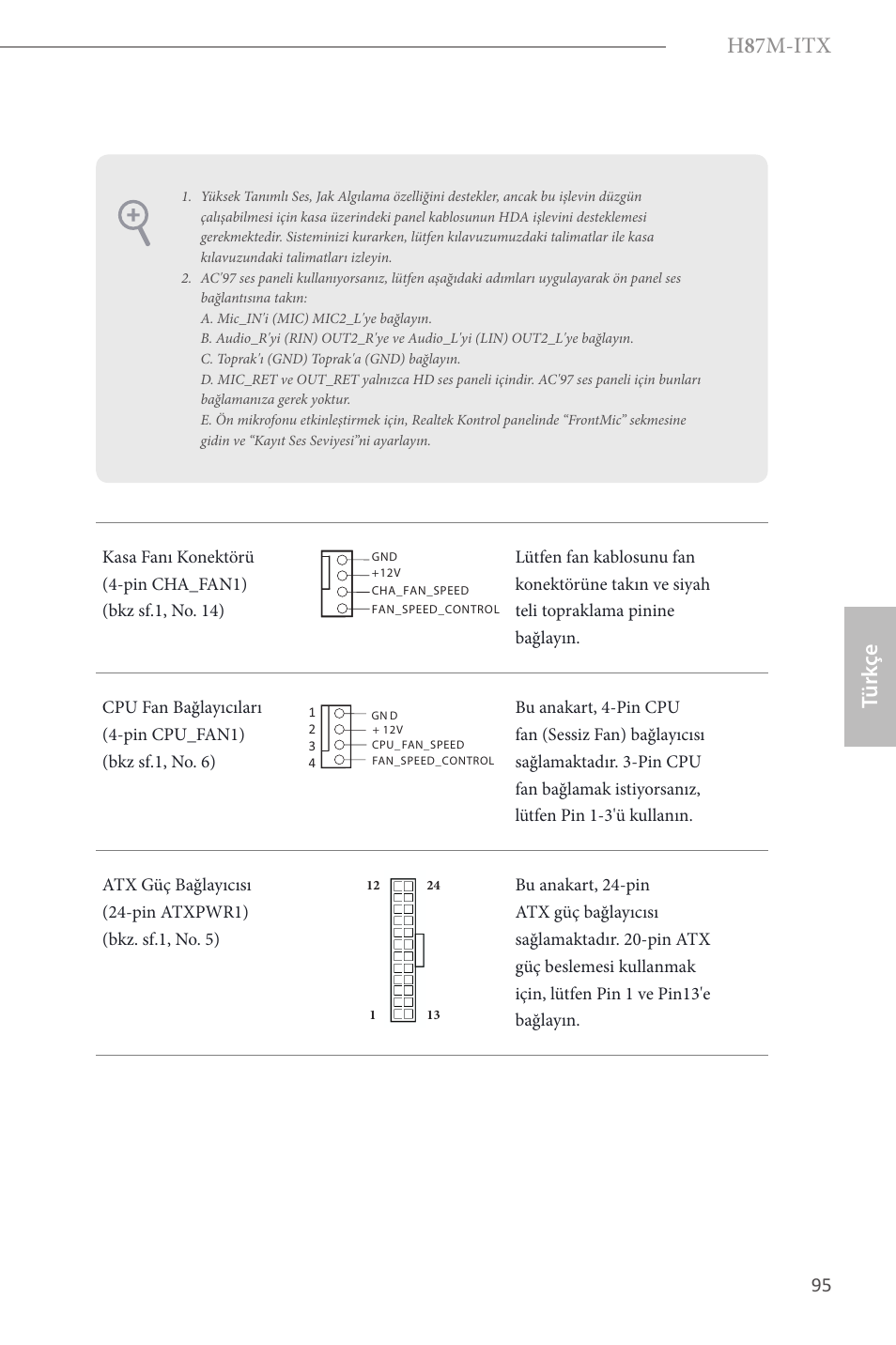 H 8 7m-itx, Türk çe | ASRock H87M-ITX User Manual | Page 96 / 149