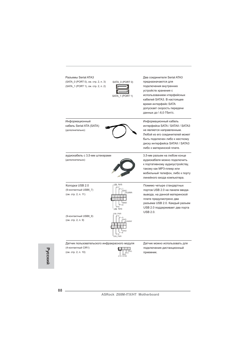 Ру сский | ASRock Z68M-ITX__HT User Manual | Page 88 / 154