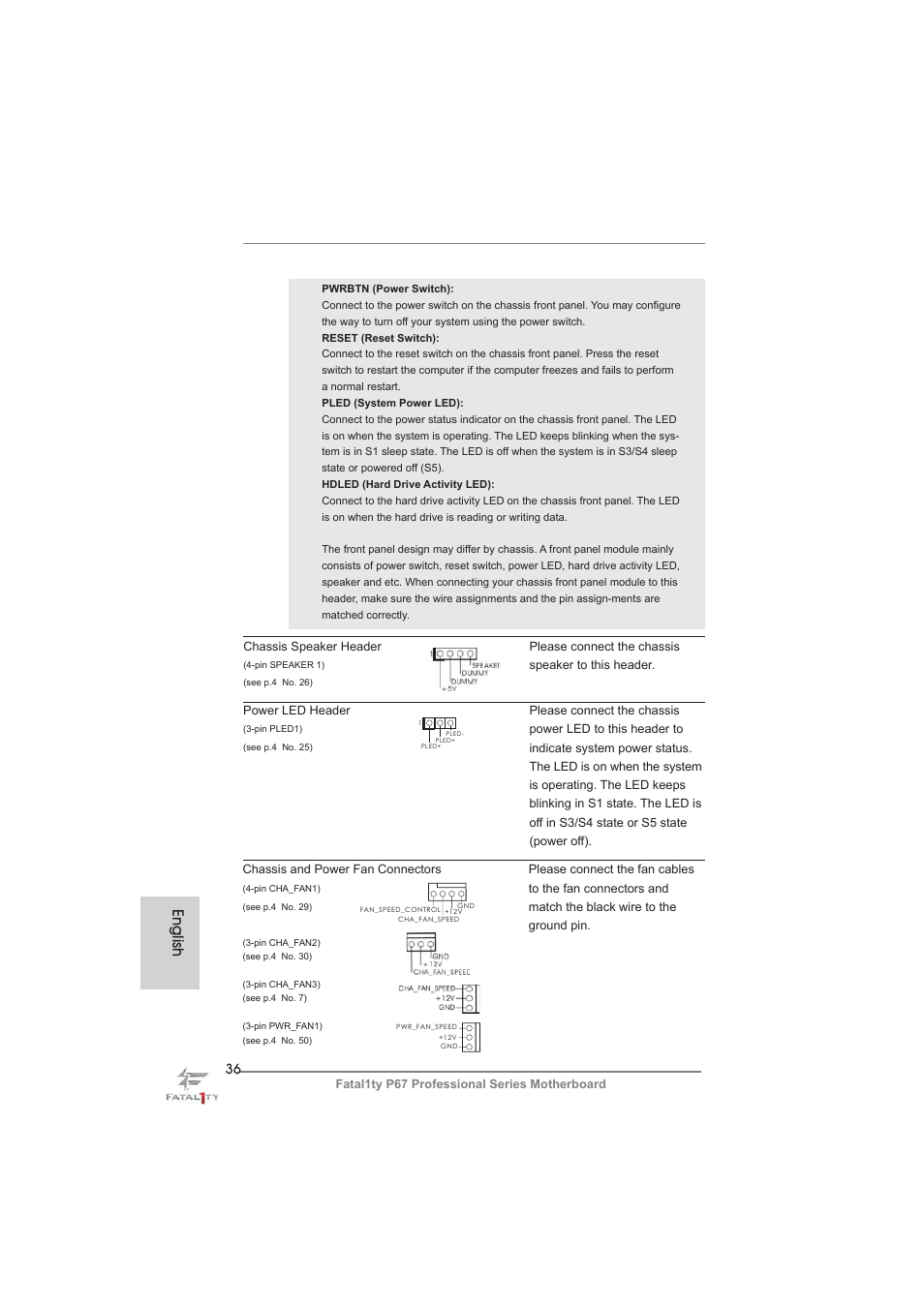 English | ASRock Fatal1ty P67 Professional User Manual | Page 36 / 314