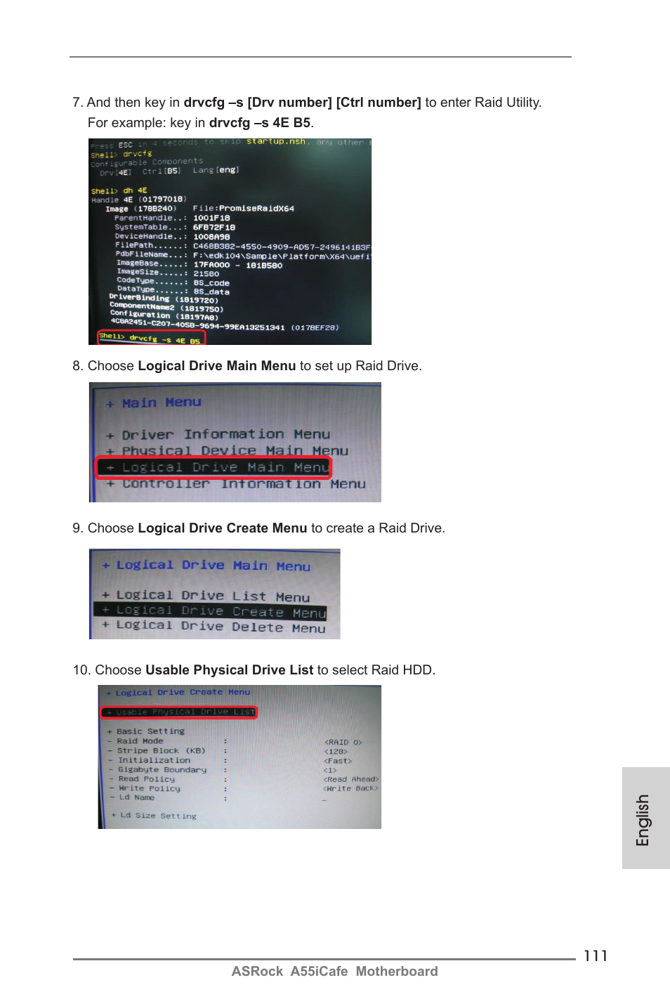 English | ASRock A55iCafe User Manual | Page 111 / 115