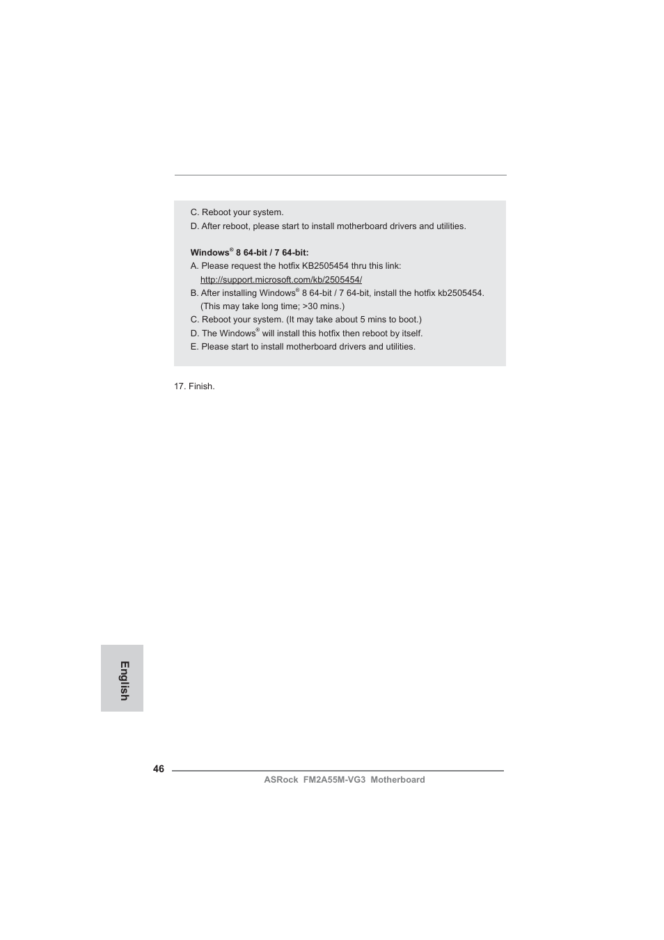 English | ASRock FM2A55M-VG3 User Manual | Page 46 / 46