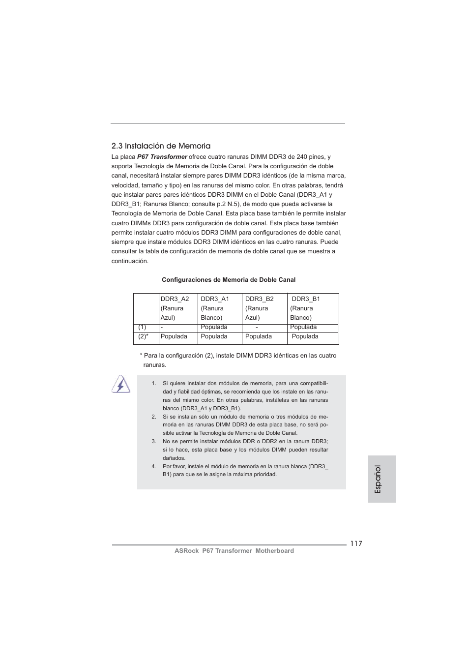 ASRock P67 Transformer User Manual | Page 117 / 266
